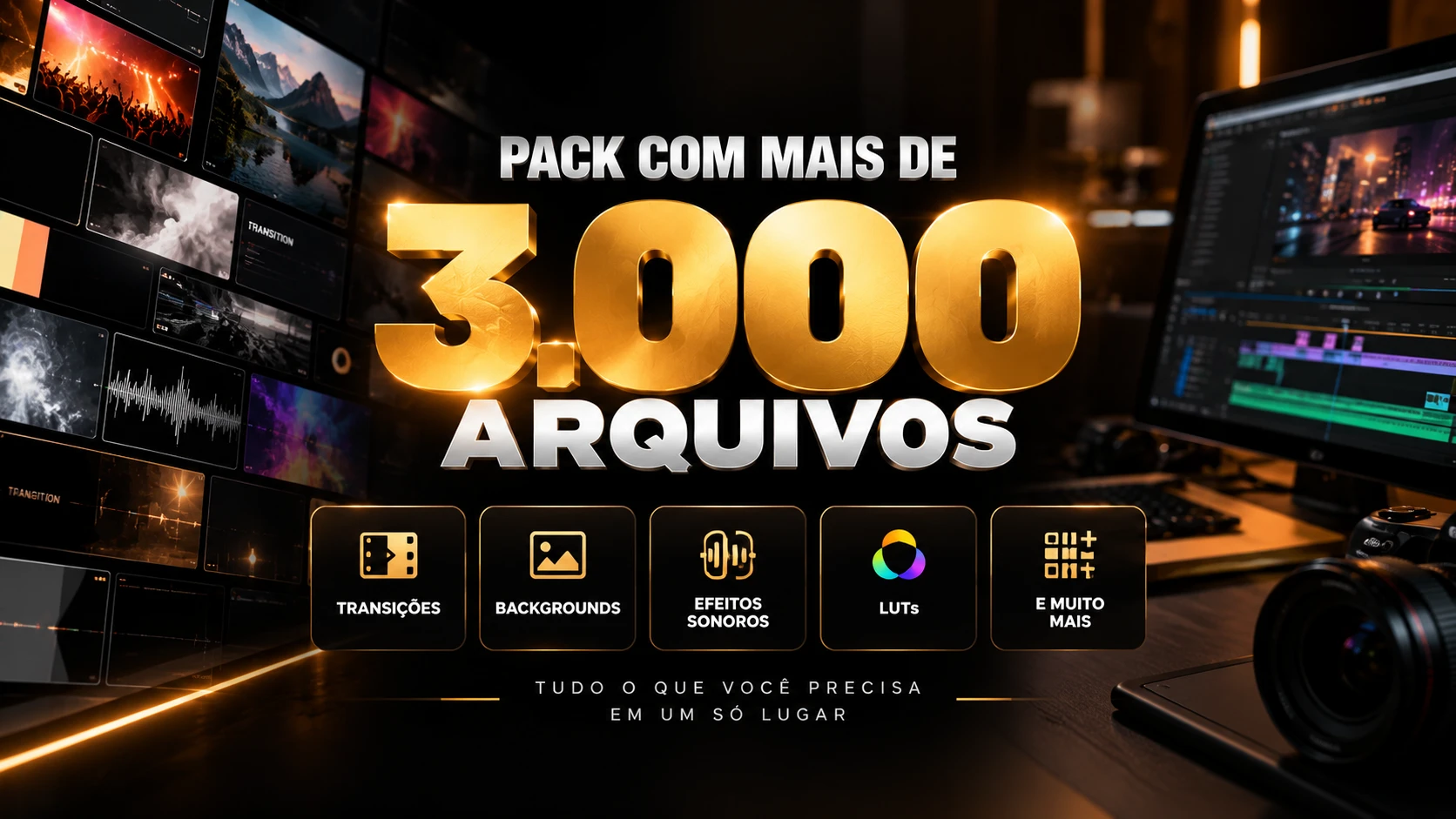Pack +3.000 Arquivos