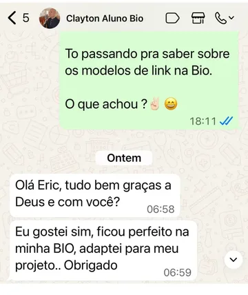Depoimento de aluno do Bio Lucrativa