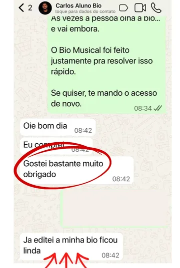 Depoimento do aluno Carlos