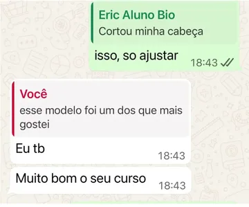 Depoimento do aluno Eric