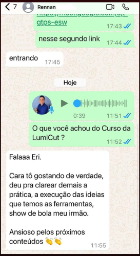 Depoimento de aluno do Edição Lucrativa