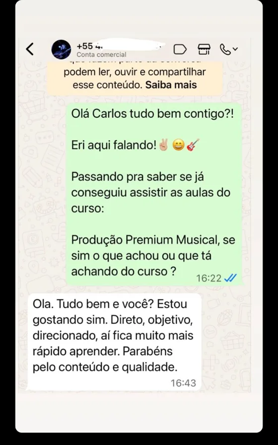 Depoimento de aluno do 30 Ideias
