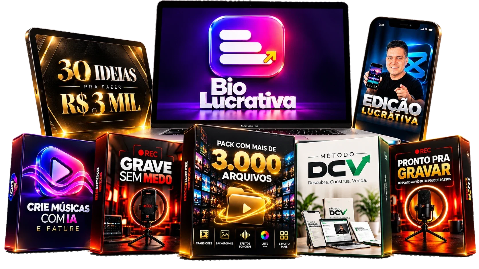 Os 8 cursos da Black Lucrativa